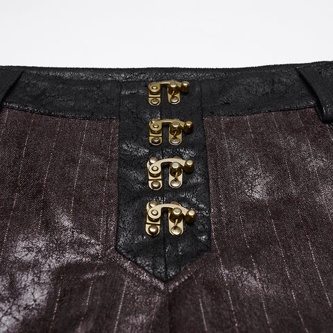 Men's Steampunk striped pants