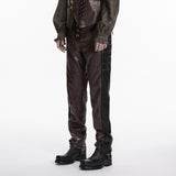Men's Steampunk striped pants