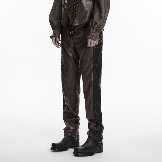 Men's Steampunk striped pants