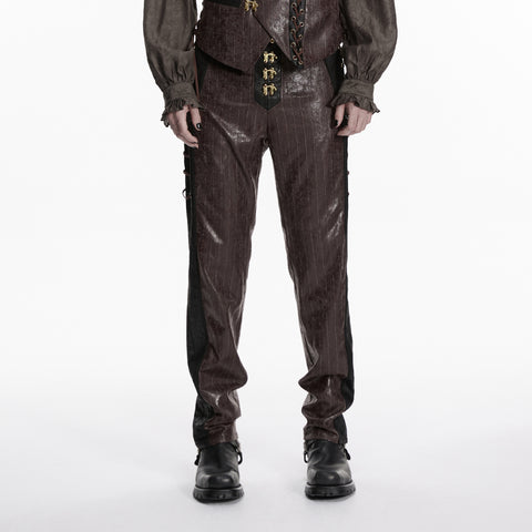 Men's Steampunk striped pants