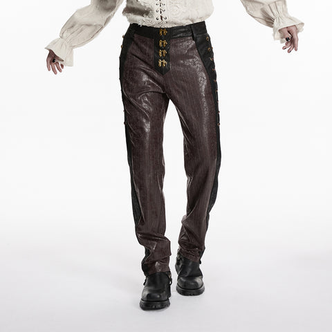 Men's Steampunk striped pants