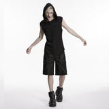 Punk personalized suede shorts