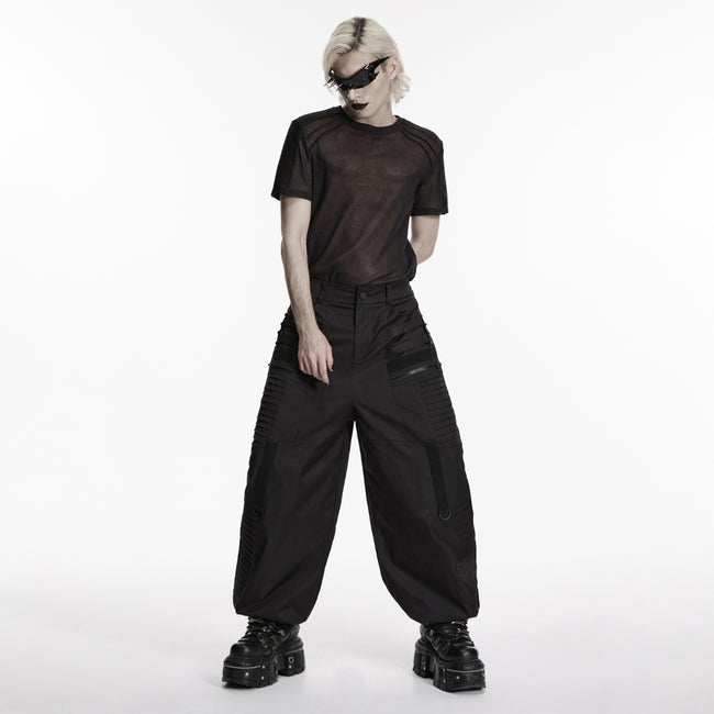 Dark functional vest pants