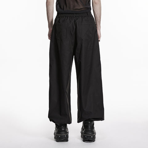 Dark functional vest pants