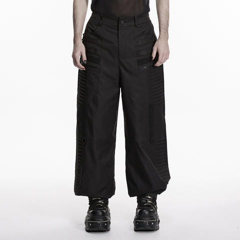 Dark functional vest pants