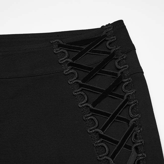Goth Strapped Pants For Men