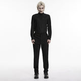 Goth Strapped Pants For Men