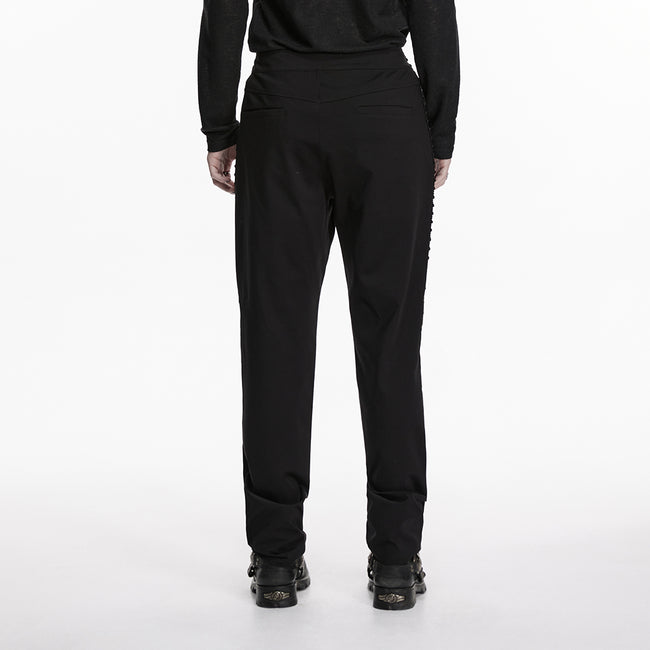 Goth Strapped Pants For Men