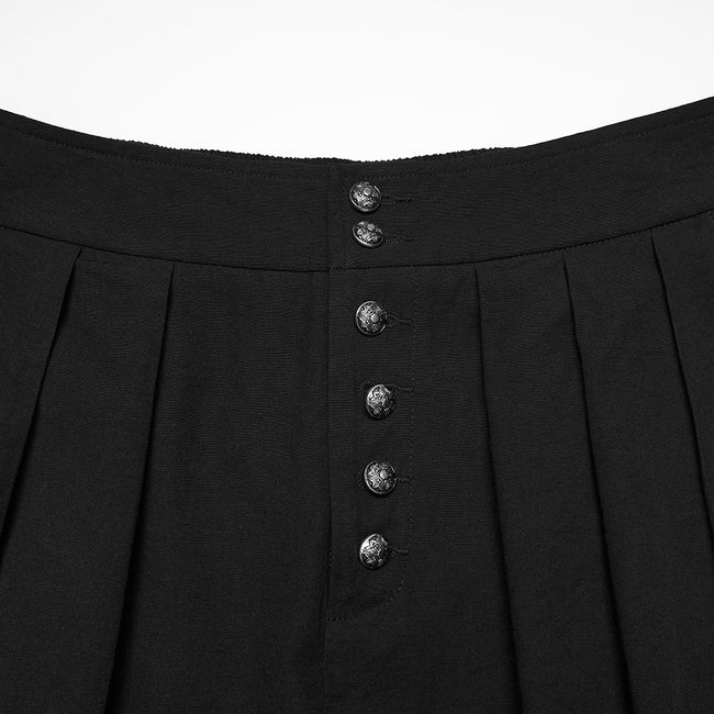 Goth tapered pants