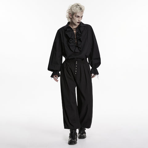 Goth tapered pants