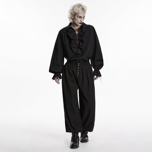 Goth tapered pants