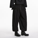 Goth tapered pants