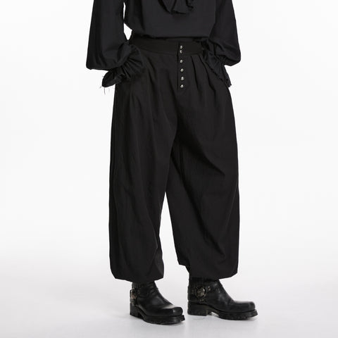 Goth tapered pants