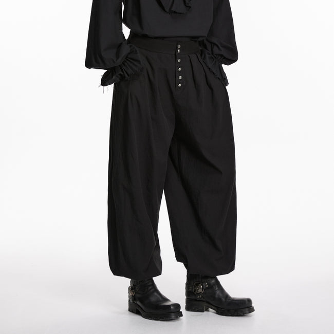 Goth tapered pants