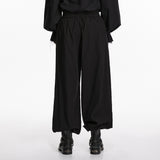 Goth tapered pants