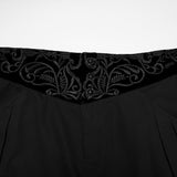 Goth Plant Embroidered Pants