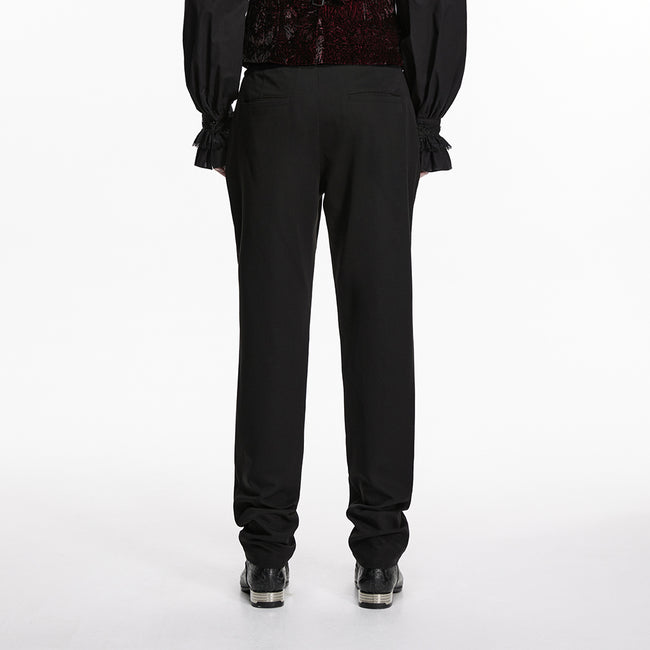 Goth Plant Embroidered Pants