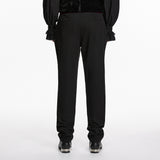 Goth Plant Embroidered Pants