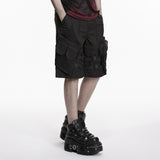 Punk street functional shorts