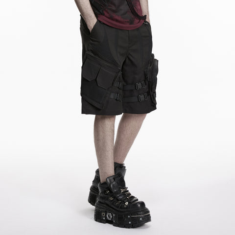 Punk street functional shorts