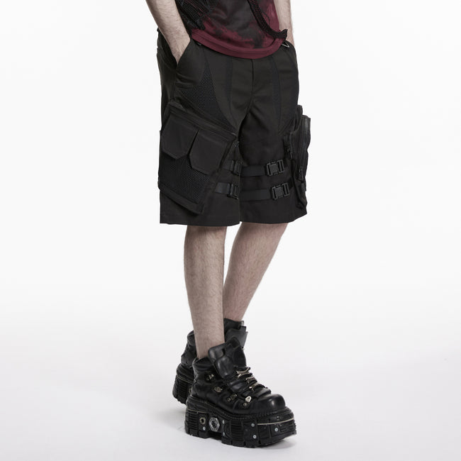 Punk street functional shorts