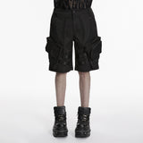 Punk street functional shorts