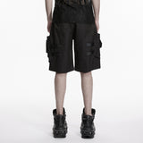 Punk street functional shorts