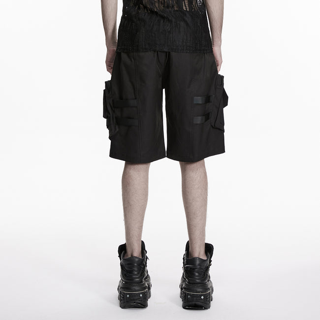 Punk street functional shorts