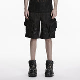 Punk street functional shorts