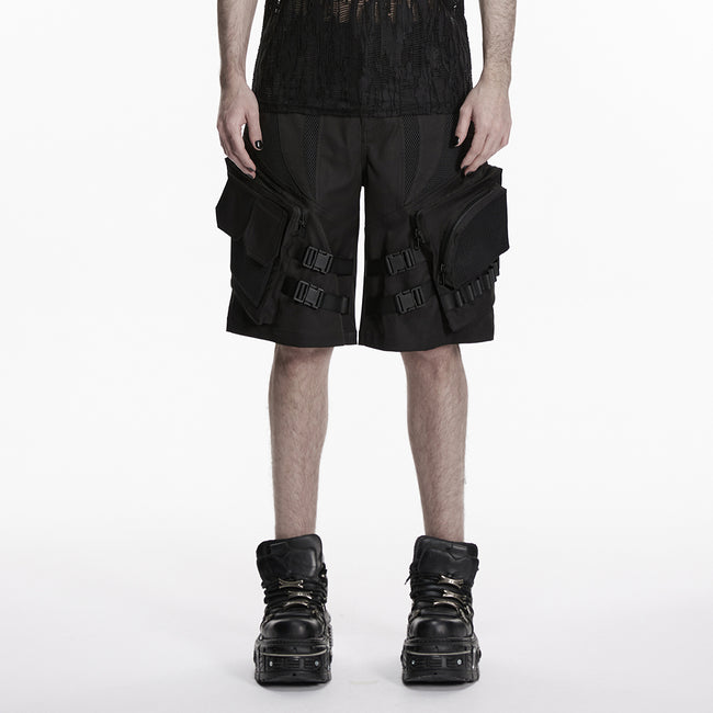 Punk street functional shorts