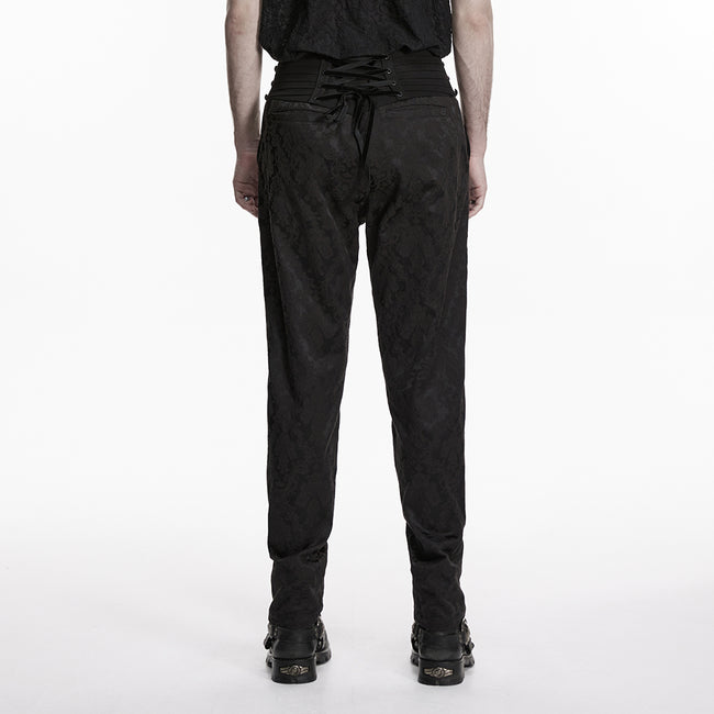 Goth Embroidered Mysterious Pants