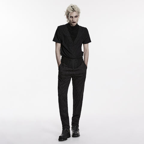 Goth Embroidered Mysterious Pants