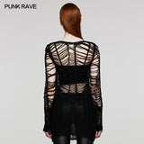 Punk Sexy Hollow Long Sweater