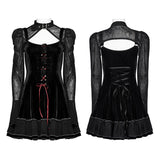 Goth two piece girls dress