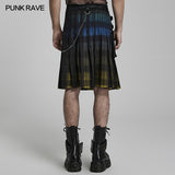 Punk gradient scottish kilt