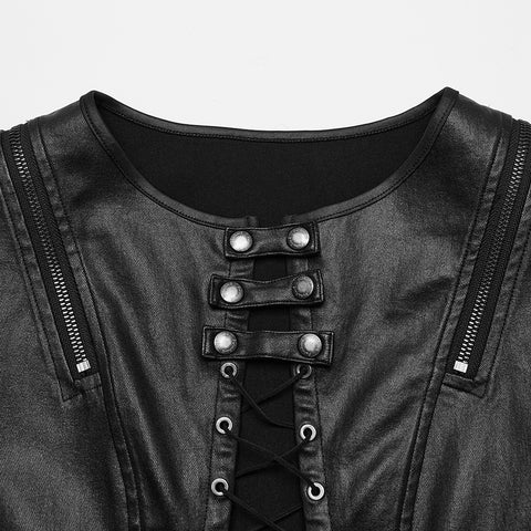 PUNK patent leather dress