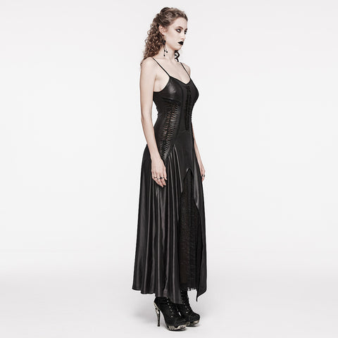 Gothic braided slip dress