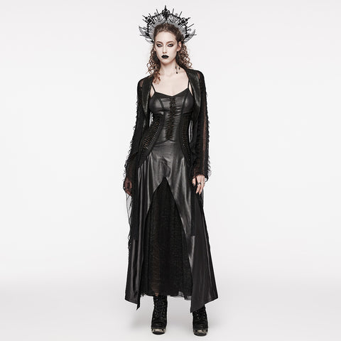 Gothic braided slip dress