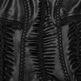 Gothic braided slip dress