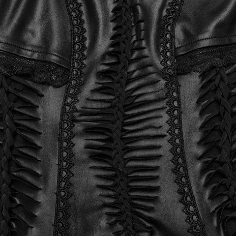 Gothic braided slip dress
