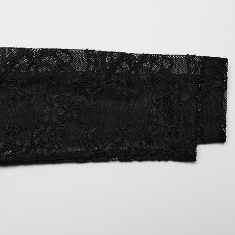 Goth formal elegant lace dress