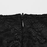 Goth formal elegant lace dress