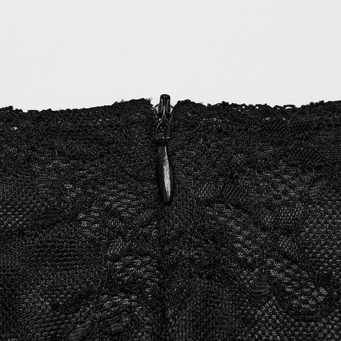 Goth formal elegant lace dress