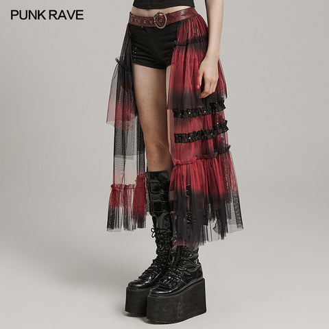 Sweet cool Gradient mesh skirt