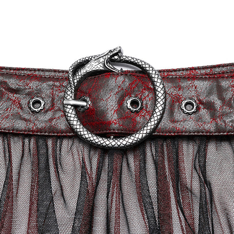 Sweet cool Gradient mesh skirt