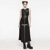 Punk cross women's skirt