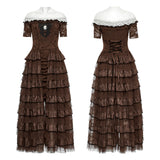 Steampunk lace dress
