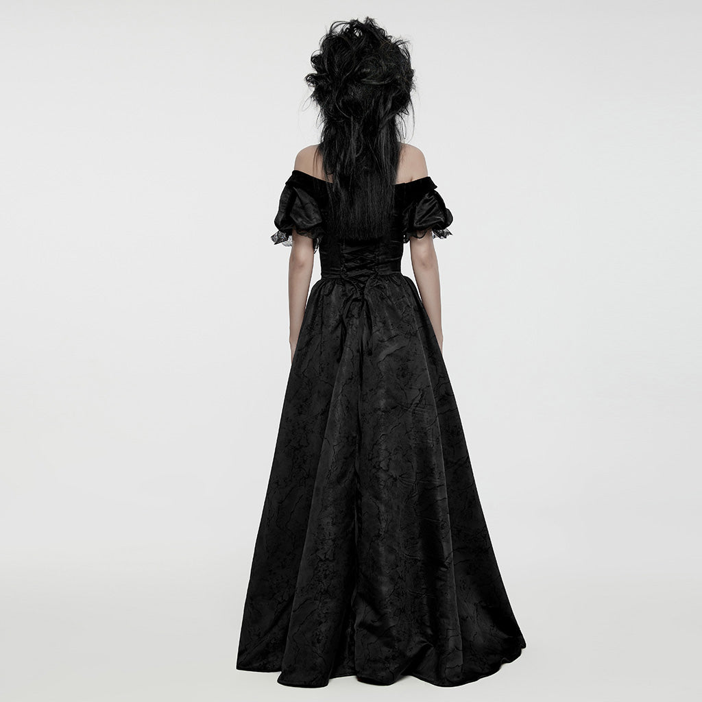 Goth retro velvet formal dress– Punkravestore