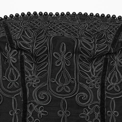 Goth 3D Embroidered Dress