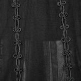 Goth 3D Embroidered Dress